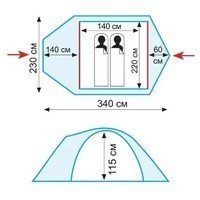 Фото Намет Tramp Colibri Plus v2 TRT-035