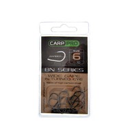 Фото Гачки Carp Pro Black Nickel Wide Gape In-turned Eye №6 CPBNWGE6