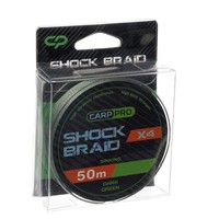 Фото Шок-лідер Carp Pro Shock Braid PE X4 0.16мм 50м Dark Green CP1618-4-50