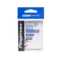 Фото Фідерний подвійний вертлюжок Flagman Double Link Swivels №12 5 шт 6449-012