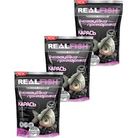 Фото Набір Прикормка Real Fish Карась Часник 1 кг 3 упаковки 4820026882628