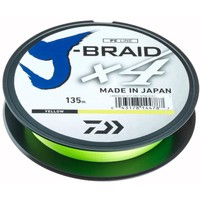 Фото Шнур Daiwa J-Braid X4E 135m Yellow 10.2kg 0.19mm #2.0 12740-019