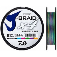 Фото Шнур Daiwa J-Braid X4E 0,19mm 150m Multi Color 12745-019