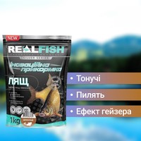 Фото Набір Прикормка Real Fish Лящ Шоколад 1 кг 4 упаковки 4820026883762