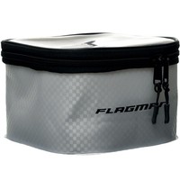 Фото Ємність із кришкою для годівниць Flagman EVA Gray Woven 18x18x10см FGEVA003