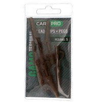 Фото Безпечна кліпса з фіксатором Carp Pro Lead Clips + Pegs Camo CP6511C