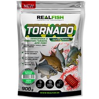 Фото Комплект Прикормка Real Fish Торнадо Карась Зелений часник 900 г 3 шт 210621