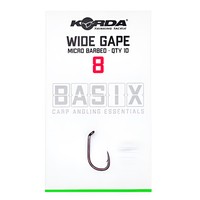 Фото Гачки Korda Basix Wide Gape №8 10шт. KBX004
